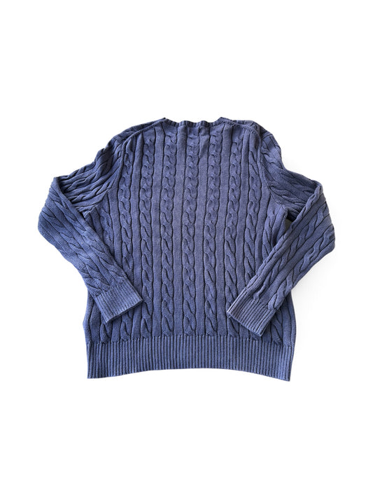 Ralph Lauren Knit Zopfmuster Vintage Sweater (L)