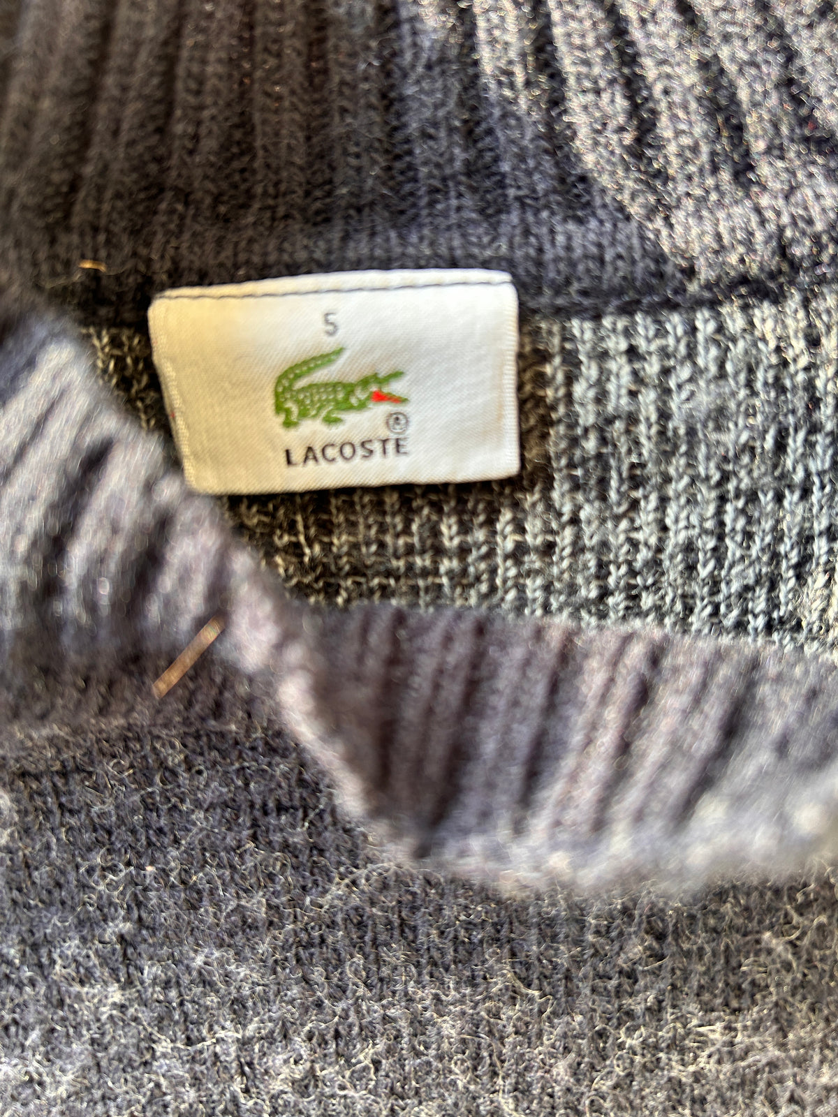 Lacoste Vintage Y2K Knit Sweater (S)