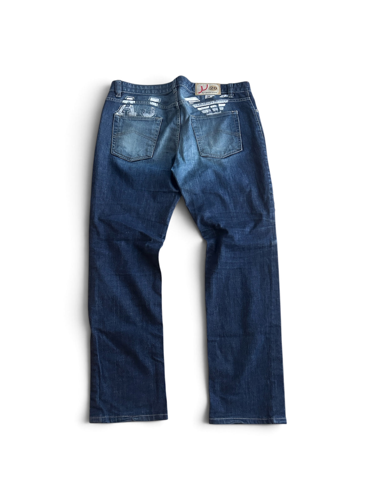 Armani Vintage baggy Jeans big print (L)