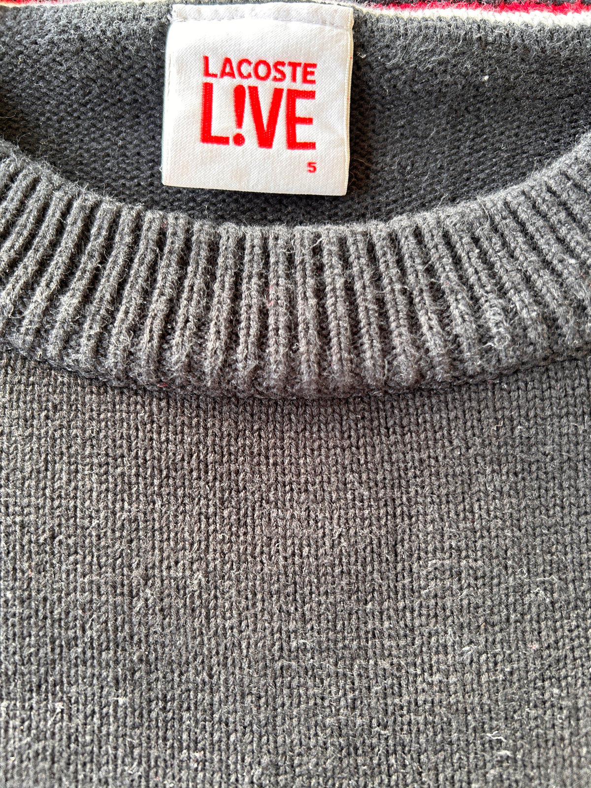 Lacoste Vintage Knit  Sweater (L)
