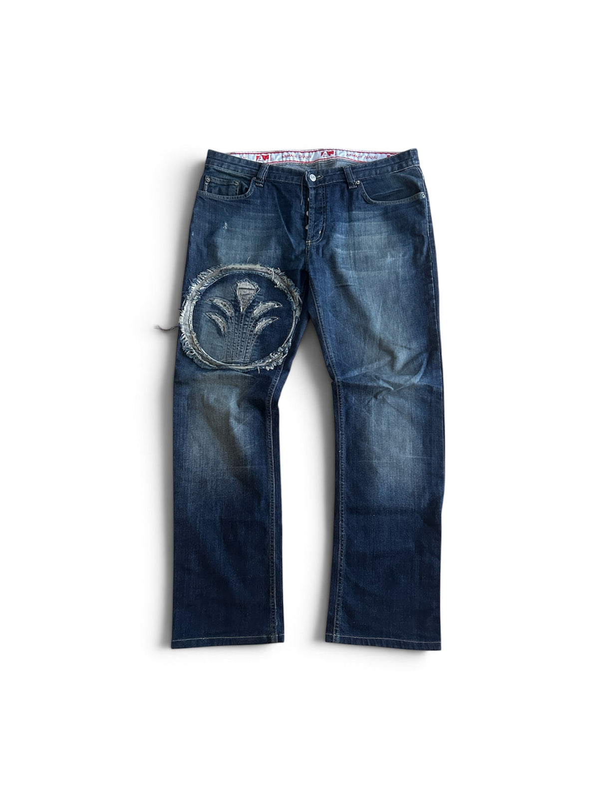 Armani Vintage baggy Jeans big print (L)